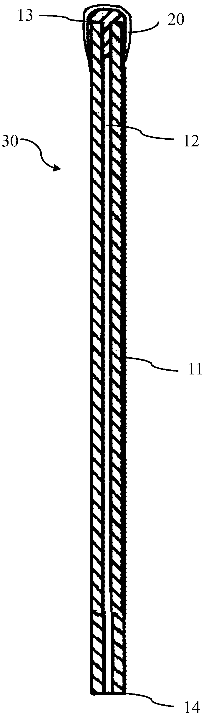 Hollow fiber membrane packaging method and hollow fiber membrane assembly