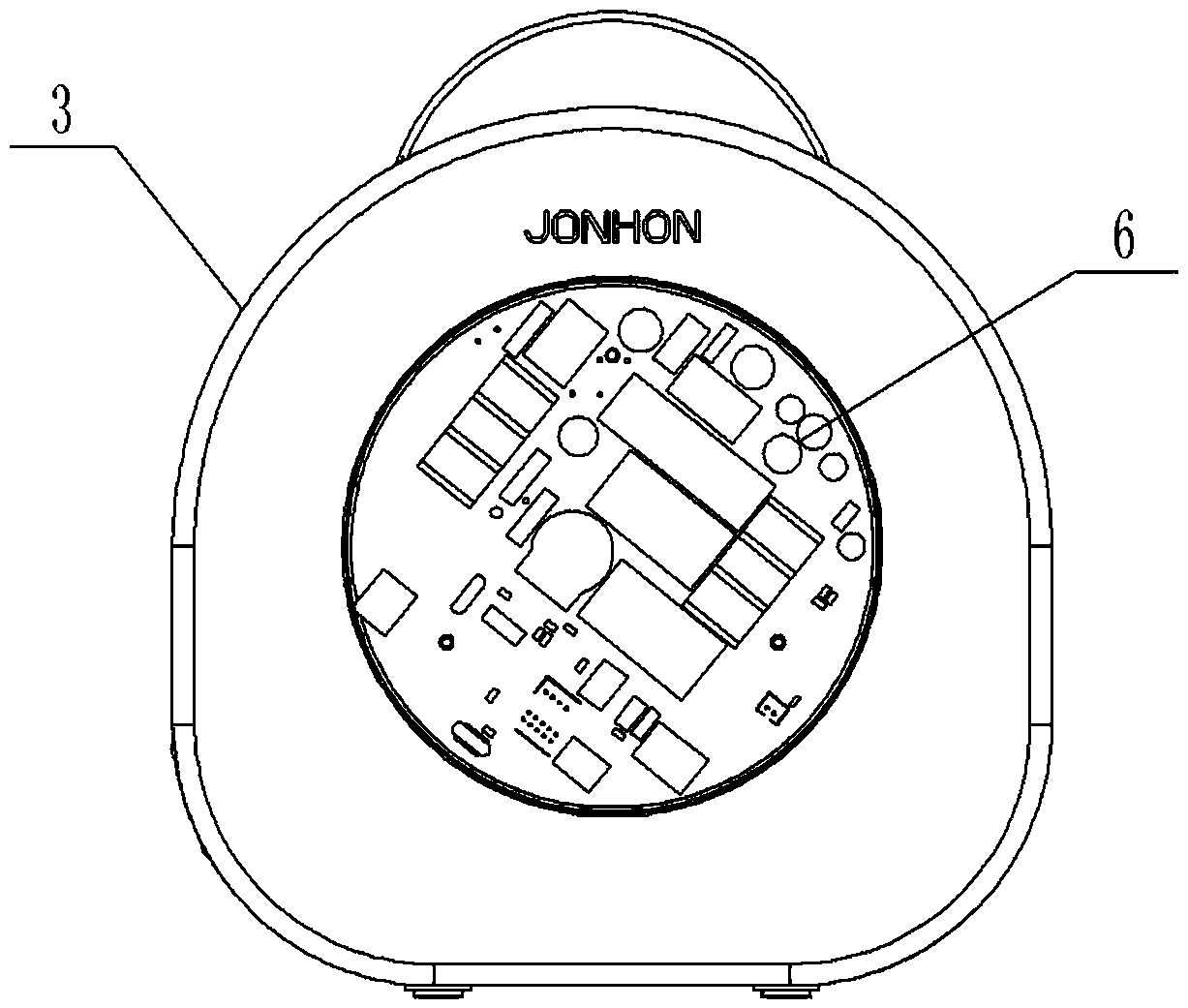 Take-up control box