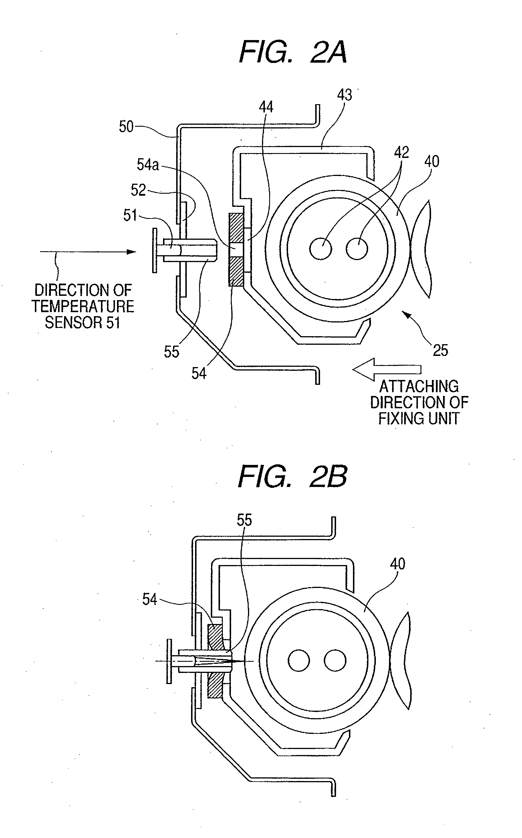 Image forming apparatus having contactless type temperature sensor