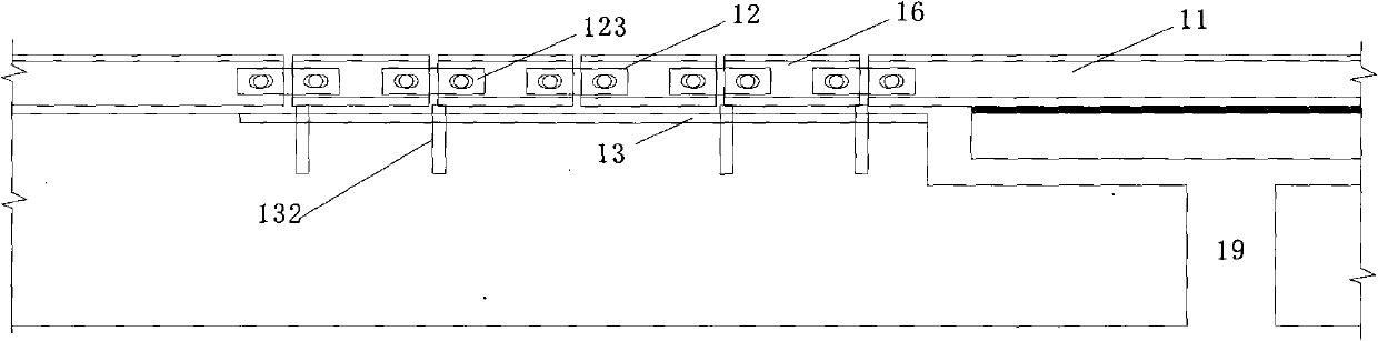 Long segmental structure of offshore high-piled wharf