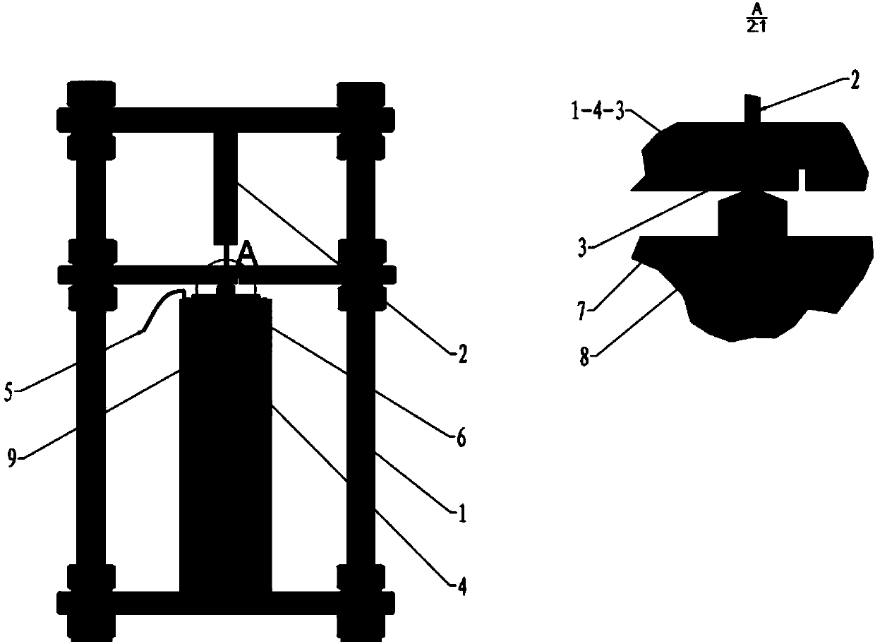 High-energy explosive expansion characteristic parameter measuring device