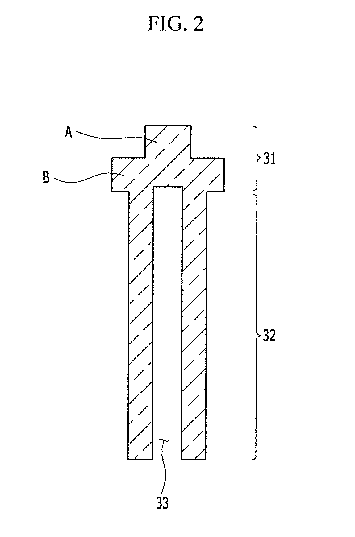 Electrode for a deposition process, and method for manufacturing same