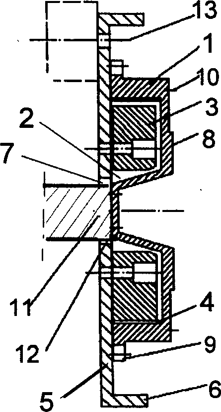 Electrical motor for mixed power vehicles