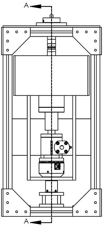 A test mold mechanism for rolling bearings and its application method