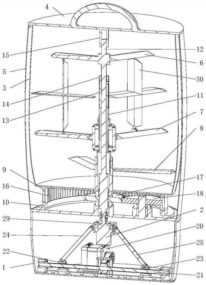 Medicine smashing device for cardiovascular medicine department