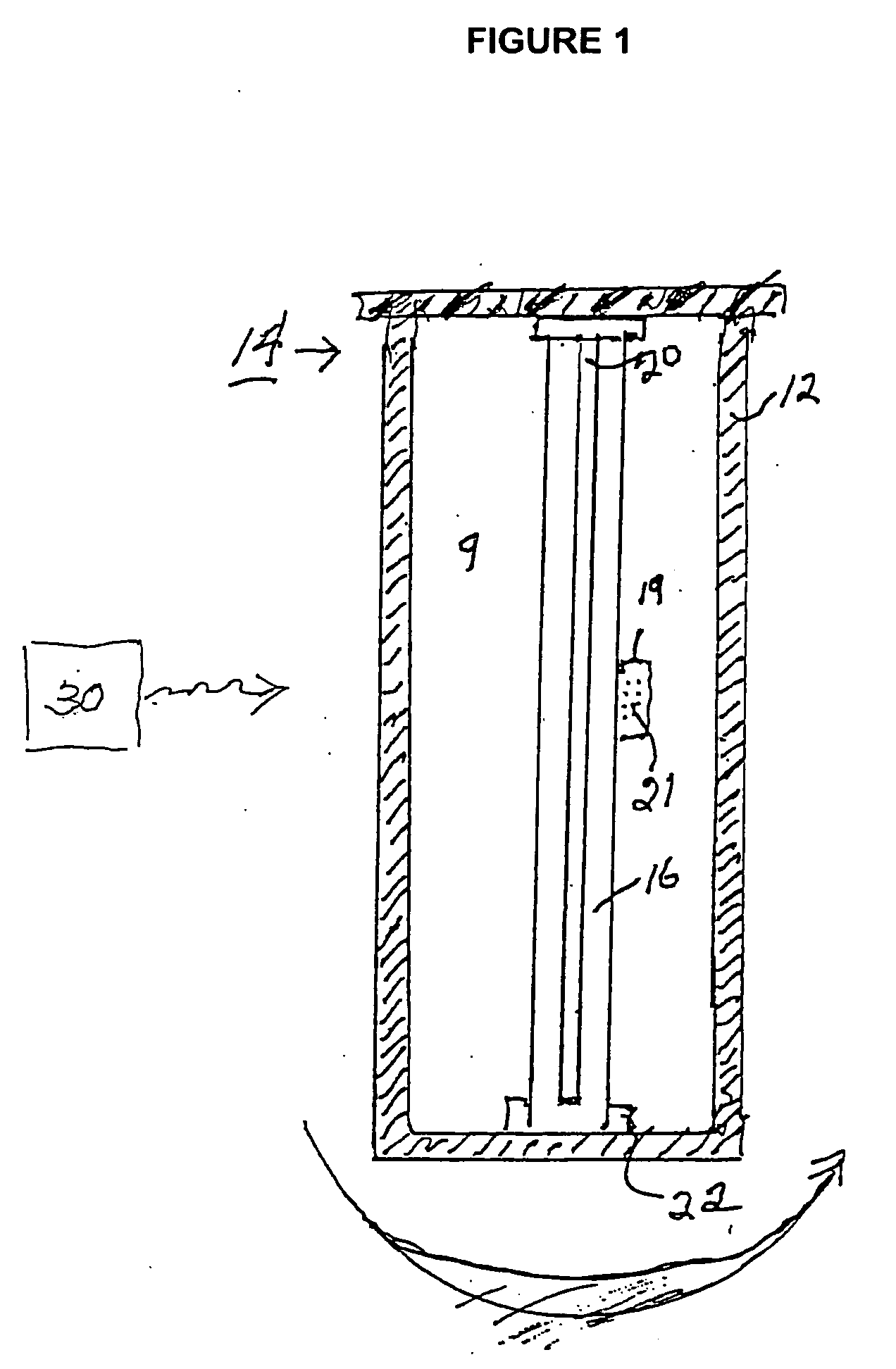 Canister-type dosimeter and multidimensional mapping of absolute radiation dosage distribution using said dosimeter