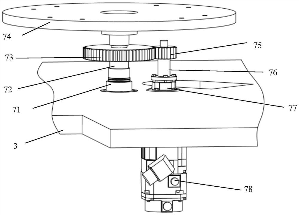 Turntable type automatic bearing cleaning production line that can be used for mixed production