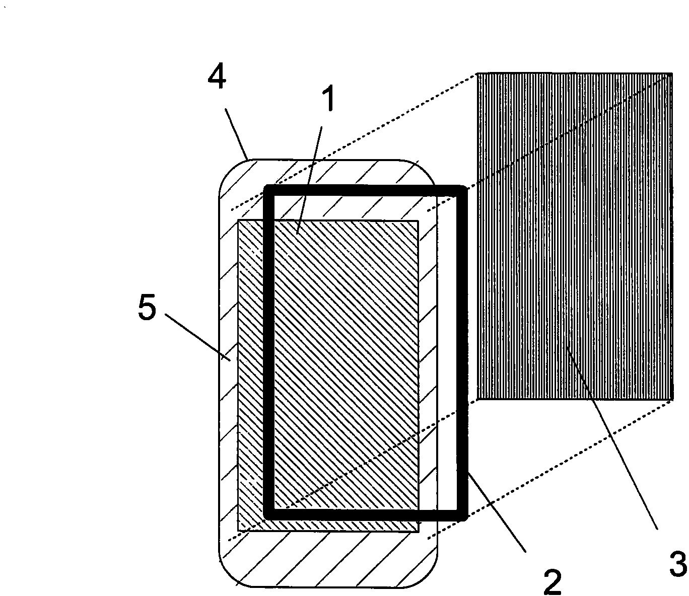 Front member for capacitive display screen panel of electronic devices