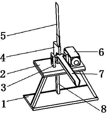 Ice cutter test device and test method