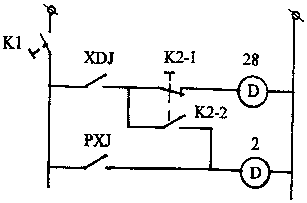 Opening and closing control system of washing machine drain valve