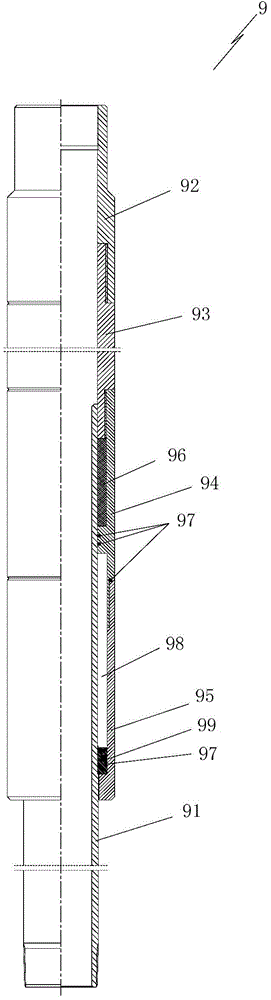 Hollow layering steam injecting system