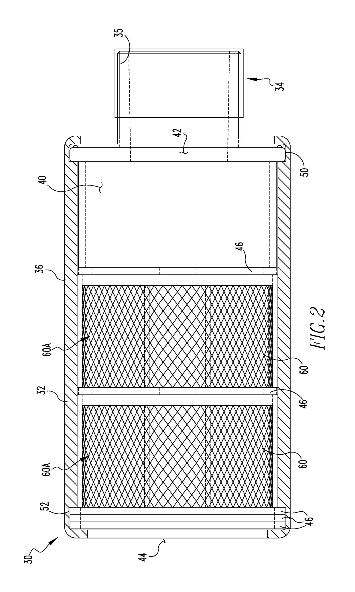 Fuse Discharge Filter Apparatus with Expanded Copper Filter Element