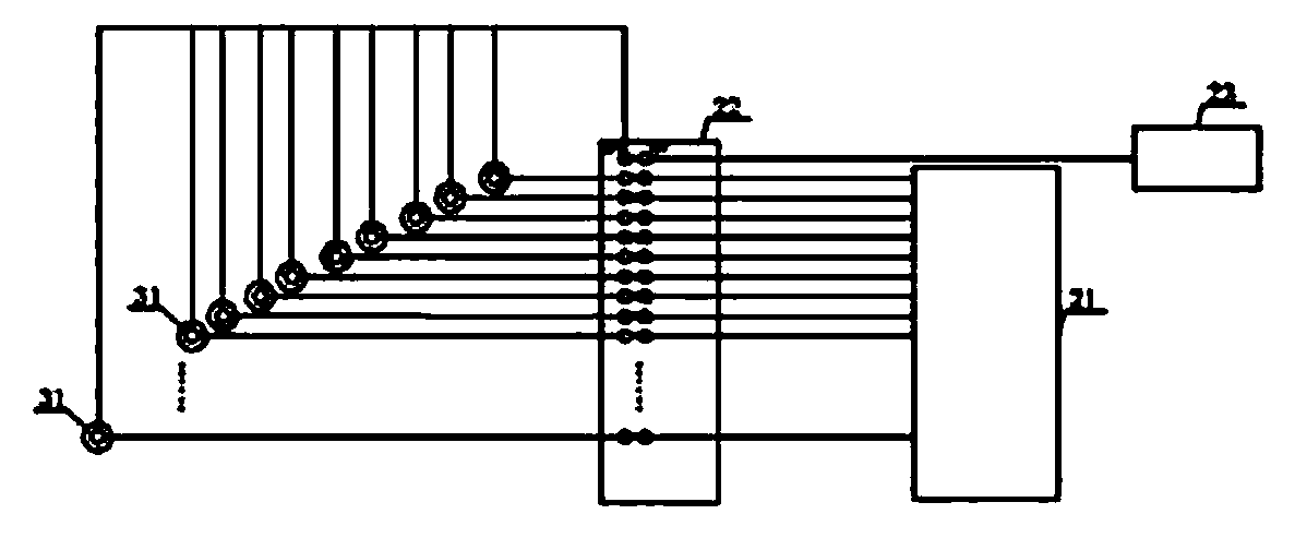 Blind person vibration and contact matrix sensing photograph device