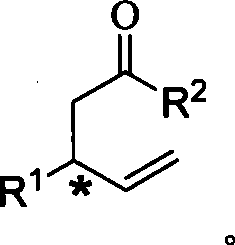 Method for synthesizing 1,3-disubstitute-4-penten-1-one