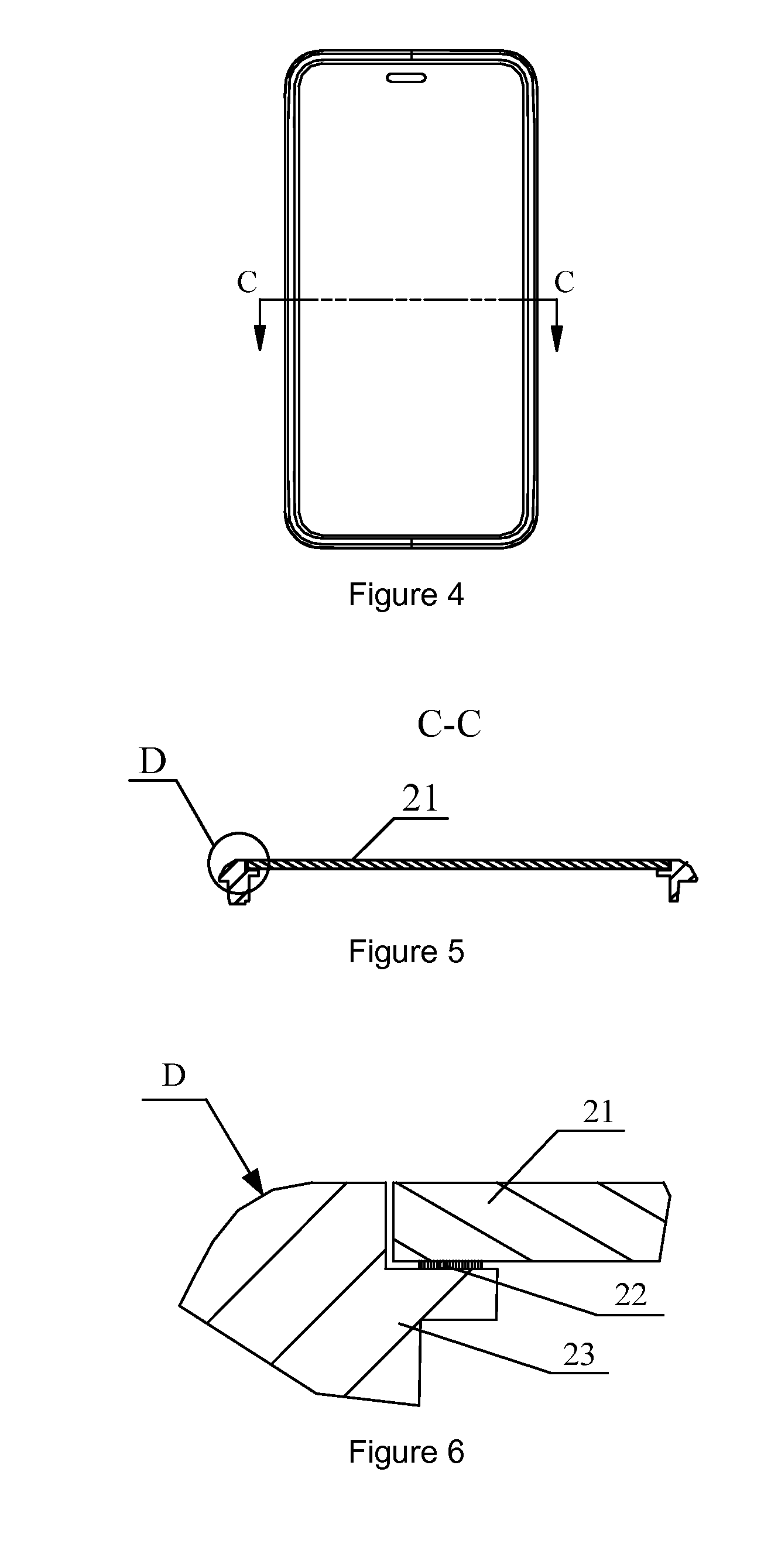 Handheld mobile device casing and molding method of the same