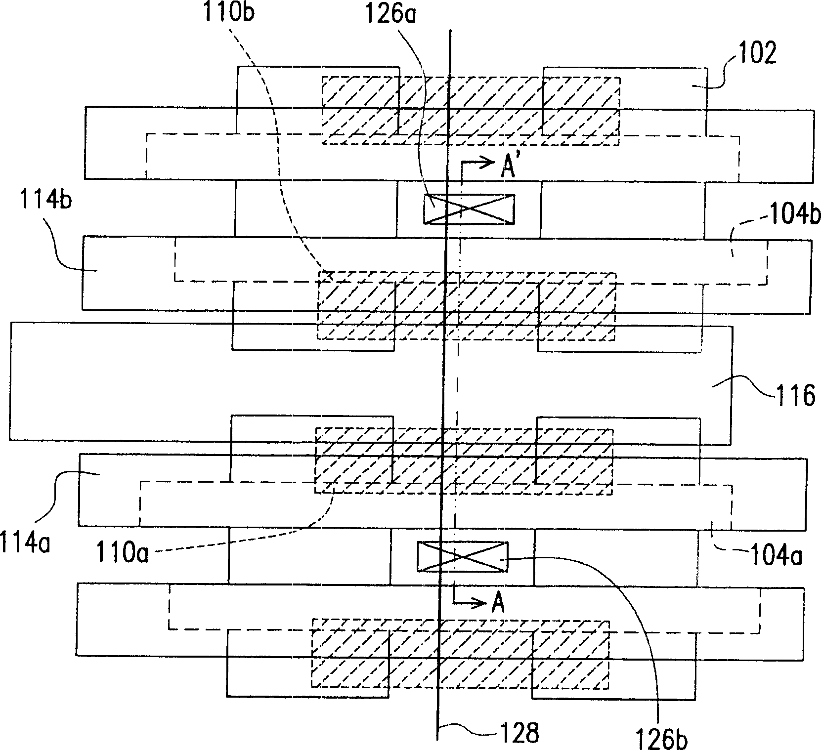 Separated grid flash memory unit and its mfg. method
