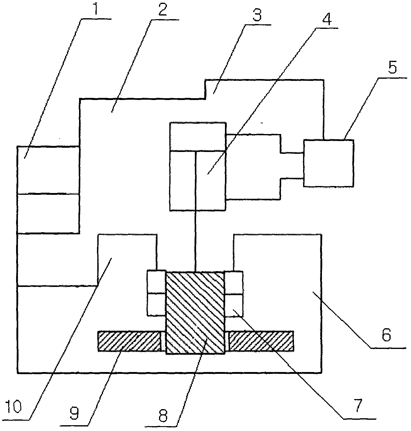 Structure of hydraulic press