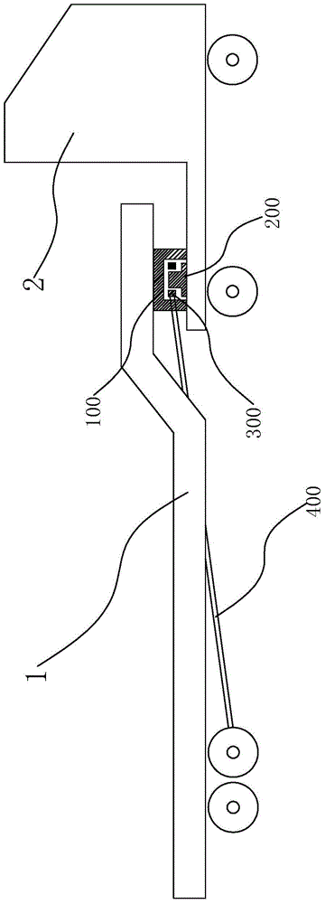 High-strength steering device of semi-trailer towing vehicle