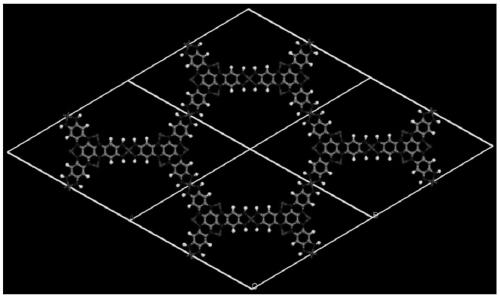 Two-dimensional bimetallic site conductive metal organic framework material and preparation method thereof