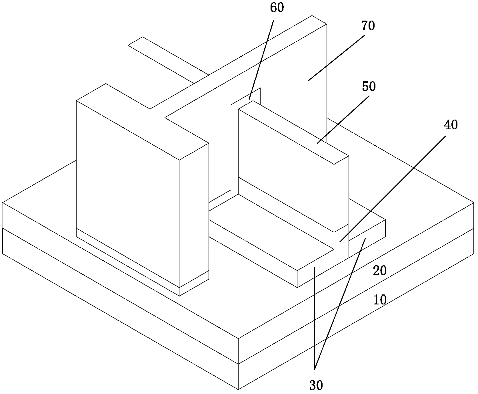 Three-dimensional semiconductor device on insulator and forming method of three-dimensional semiconductor device