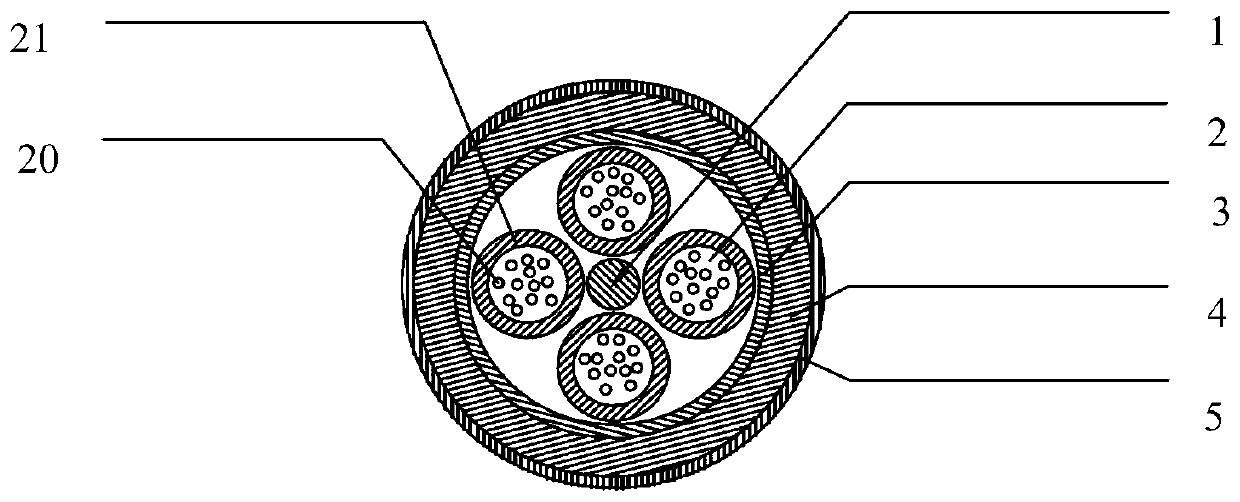 A light-duty and repeatedly retractable bundled optical cable and its preparation method