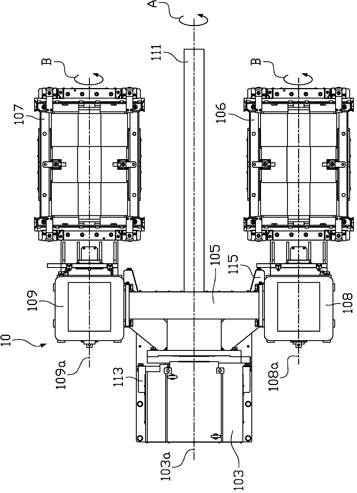 Welding tool of standard knot square frame of construction lift and welding method thereof