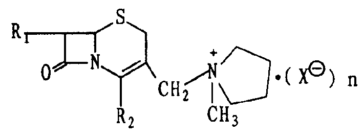 Cephalo olefine onium salt compound and its preparing method, and method for synthesizing cephalo pyoxime with said compound