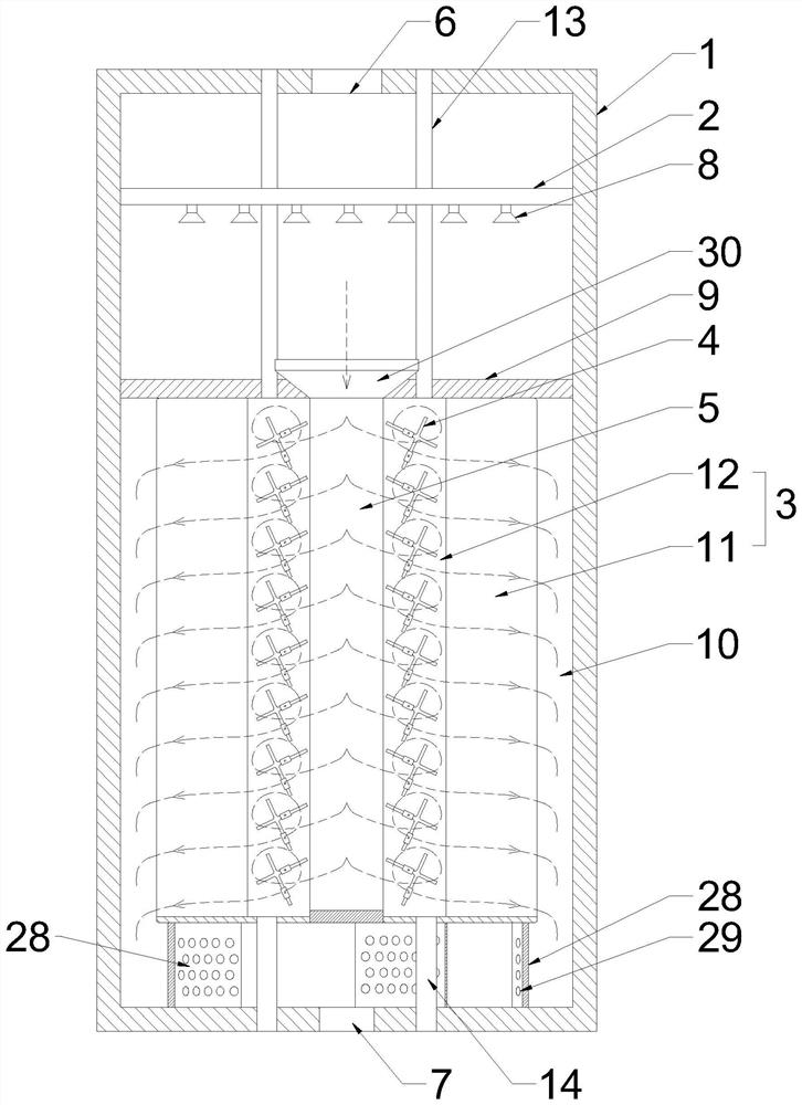 A scr low temperature denitrification device