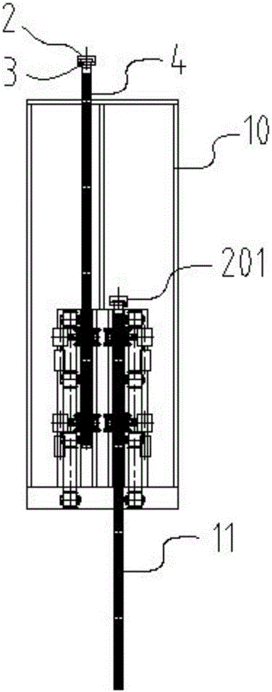 Safe and efficient intelligent bionic ladder-climbing robot