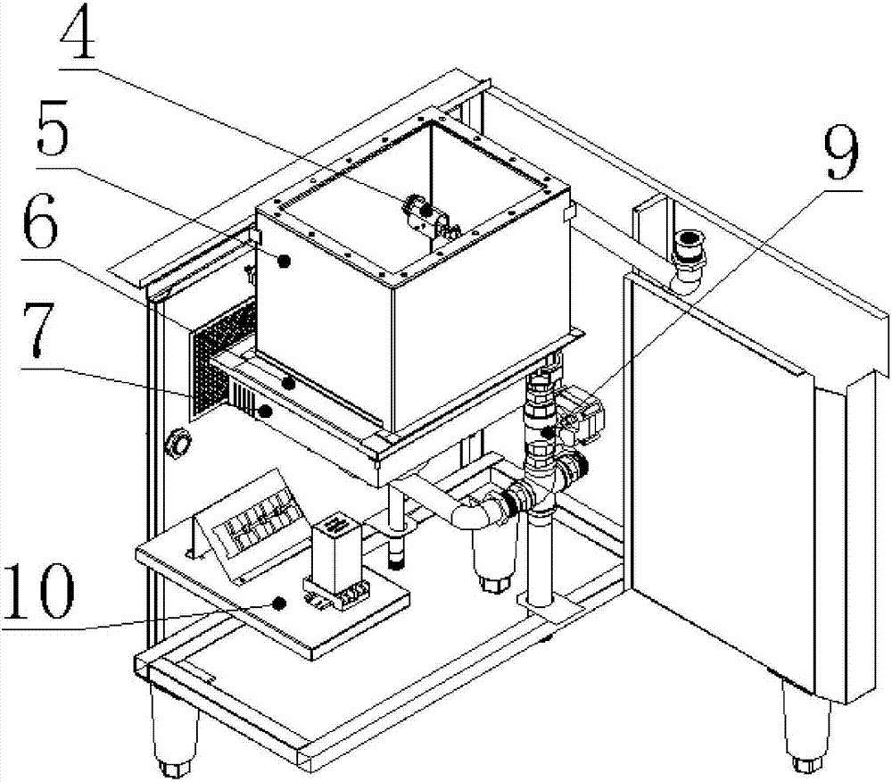 Electromagnetic intelligent steam cabinet