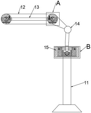 Hair perming device capable of controlling temperature and preventing local overheating