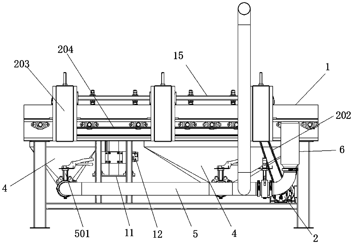 Waste rubber crawler rubber rough cutting tool