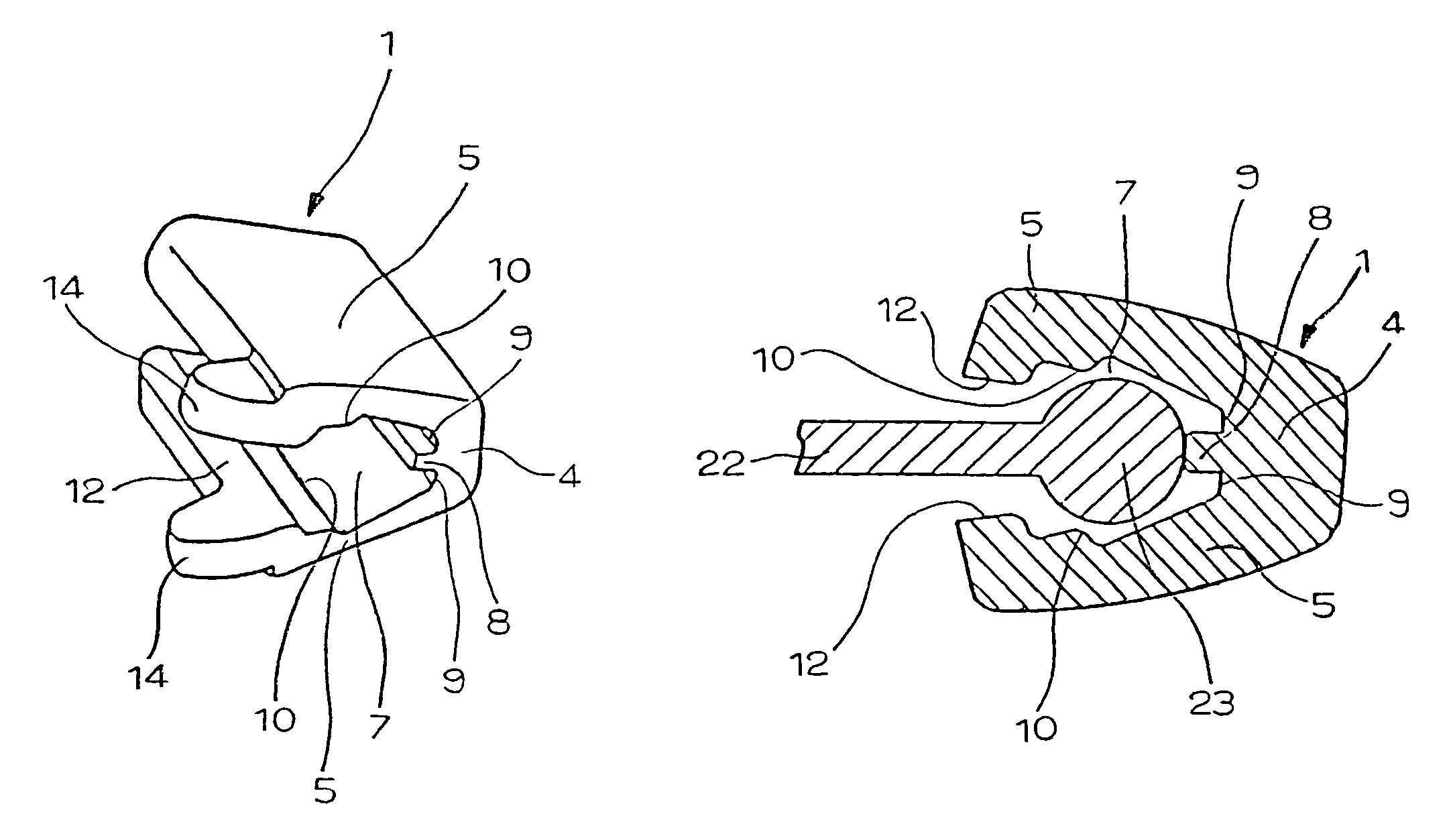 End stop for slide fastener