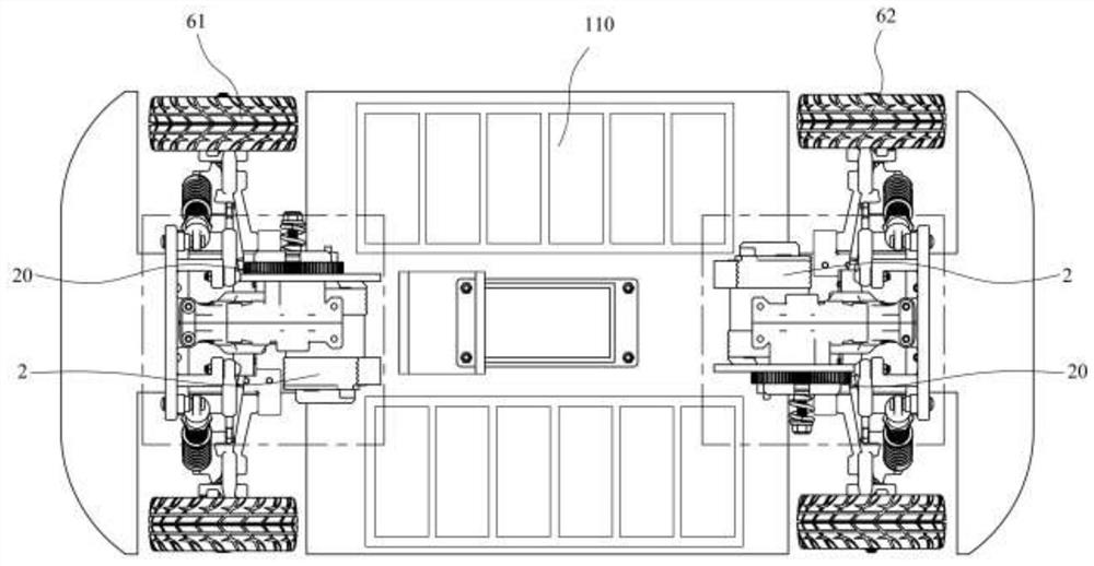 Electric automobile and electro-hydraulic hybrid power driving system