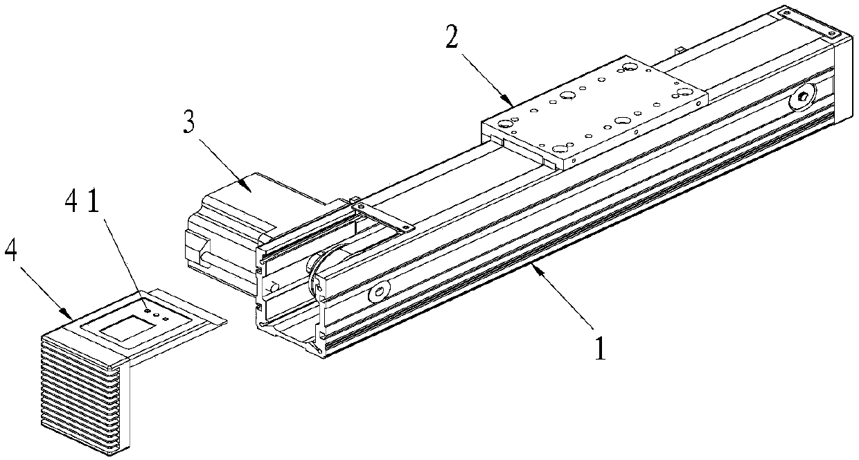 Programmable electric displacement or rotary execution device