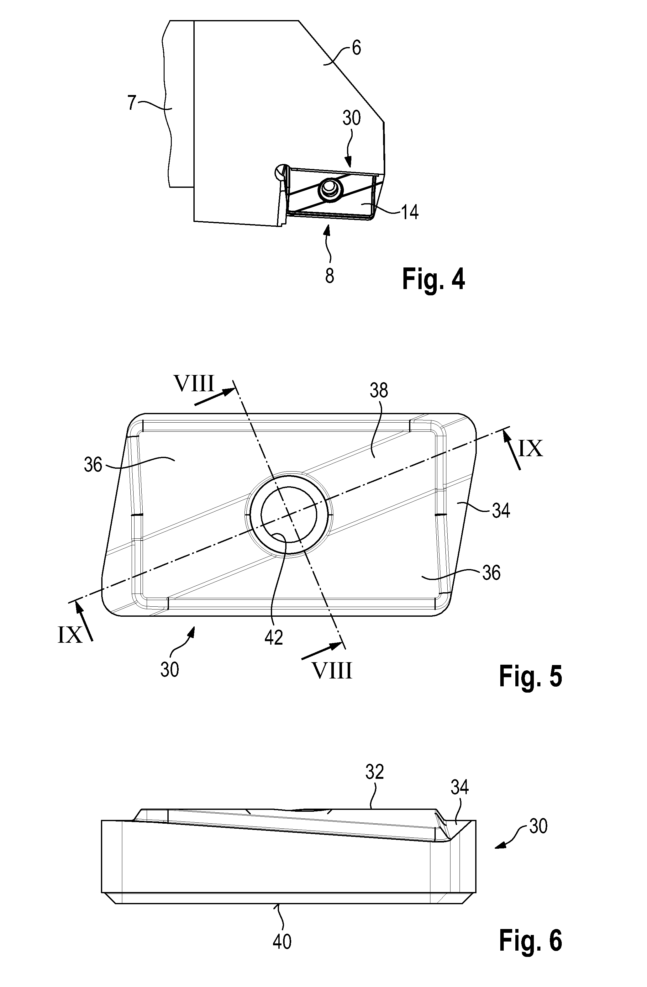 Tool holder for tangential cutting insert