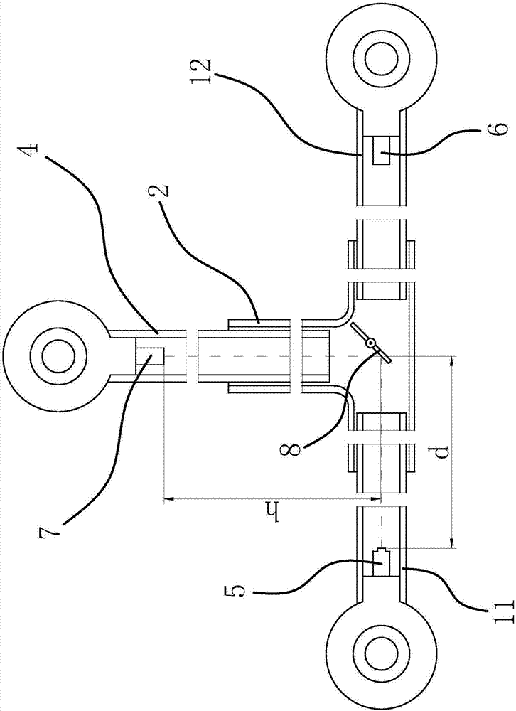 Real-time monitoring method of universal gantry and bridge crane main beam deflection