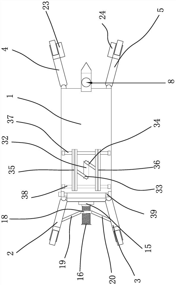 A large-diameter optical cable direct-buried construction vehicle