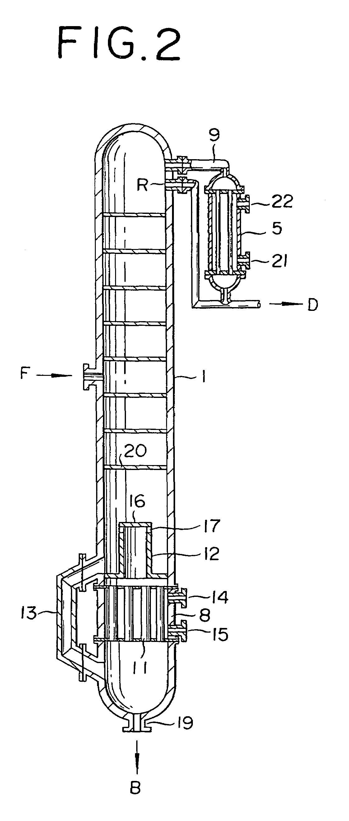 Method for refining easily polymerizable matter-containing substance and apparatus therefor