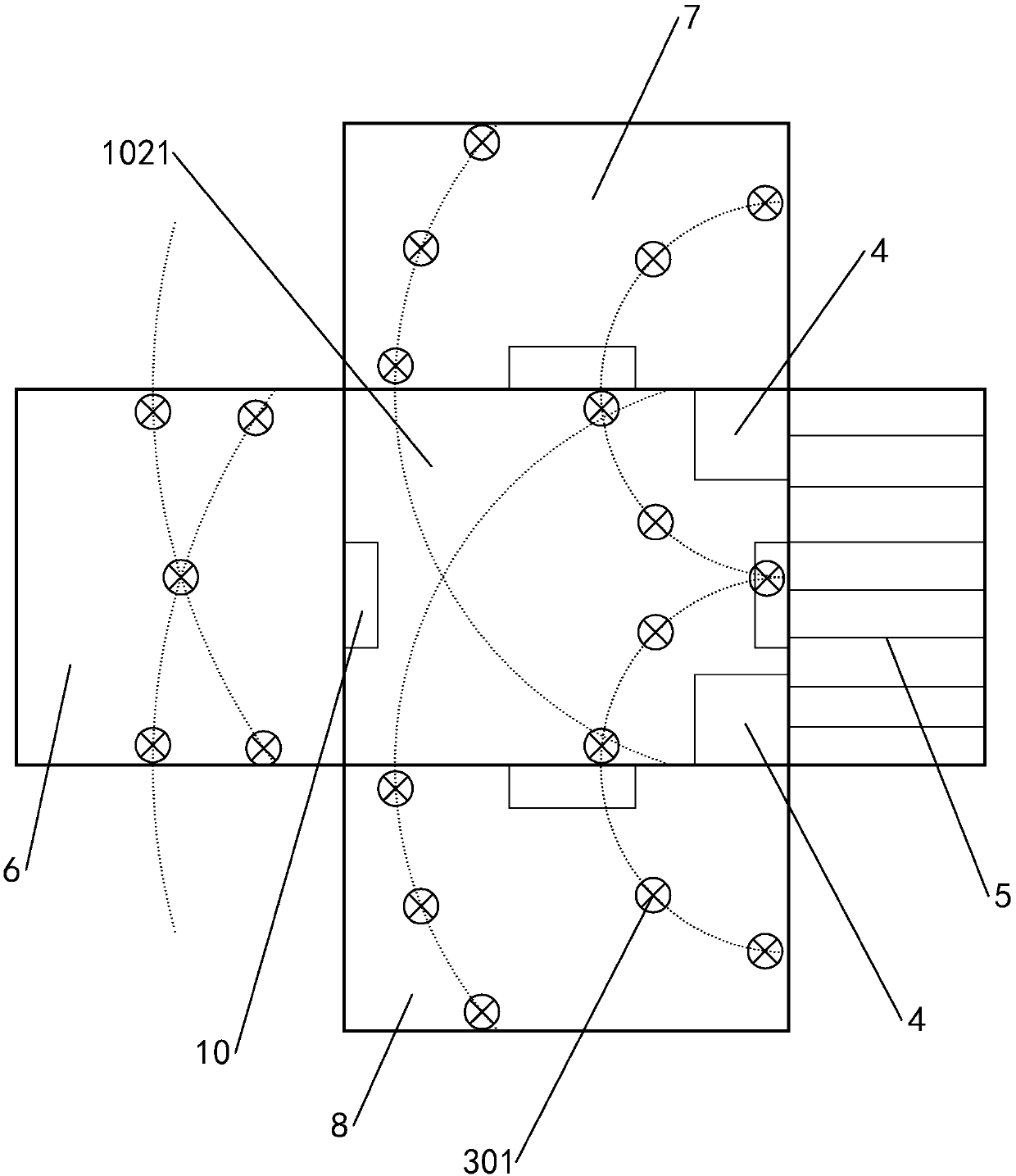 Building drainage noise measuring system and method