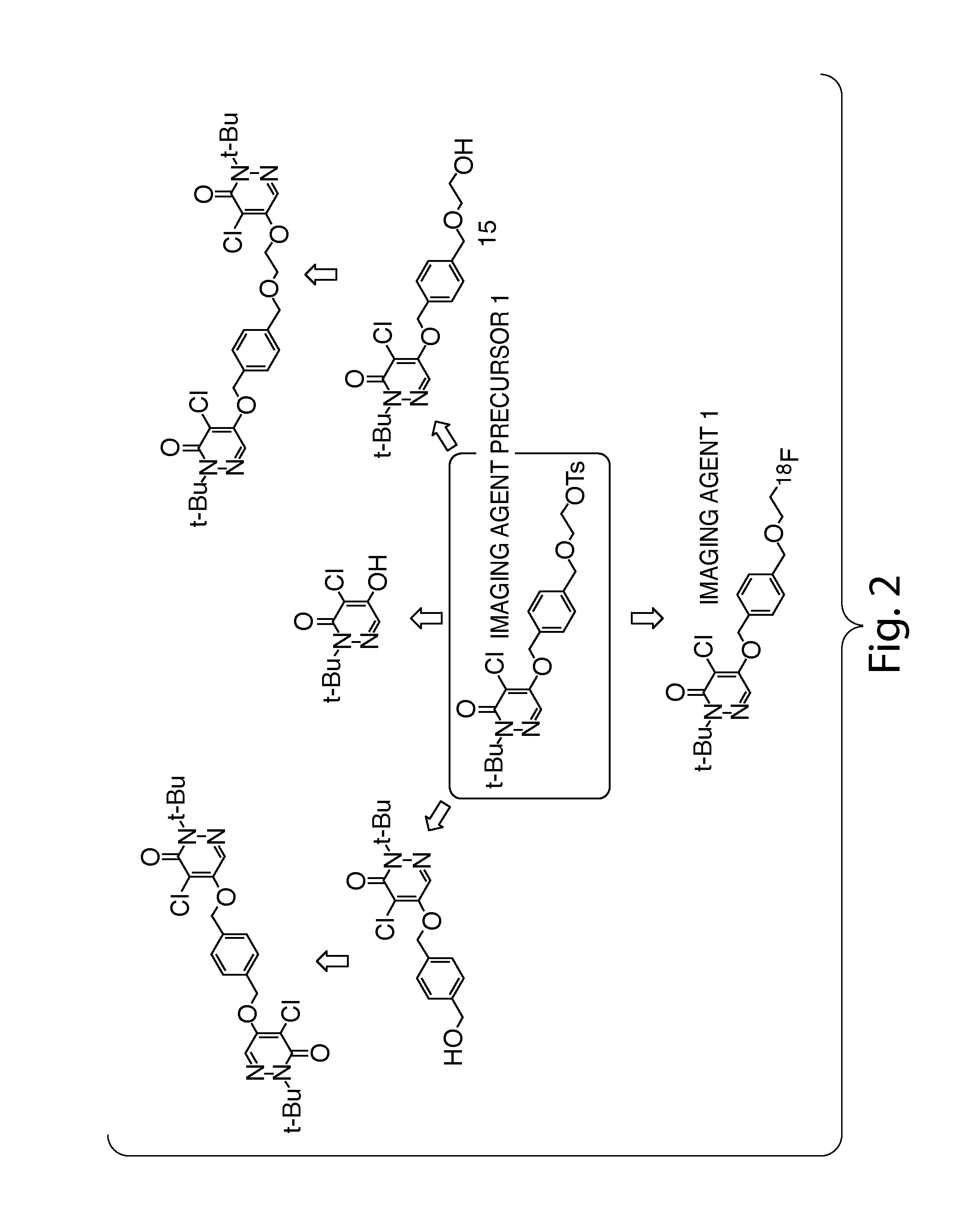 Methods and apparatus for synthesizing imaging agents, and intermediates thereof