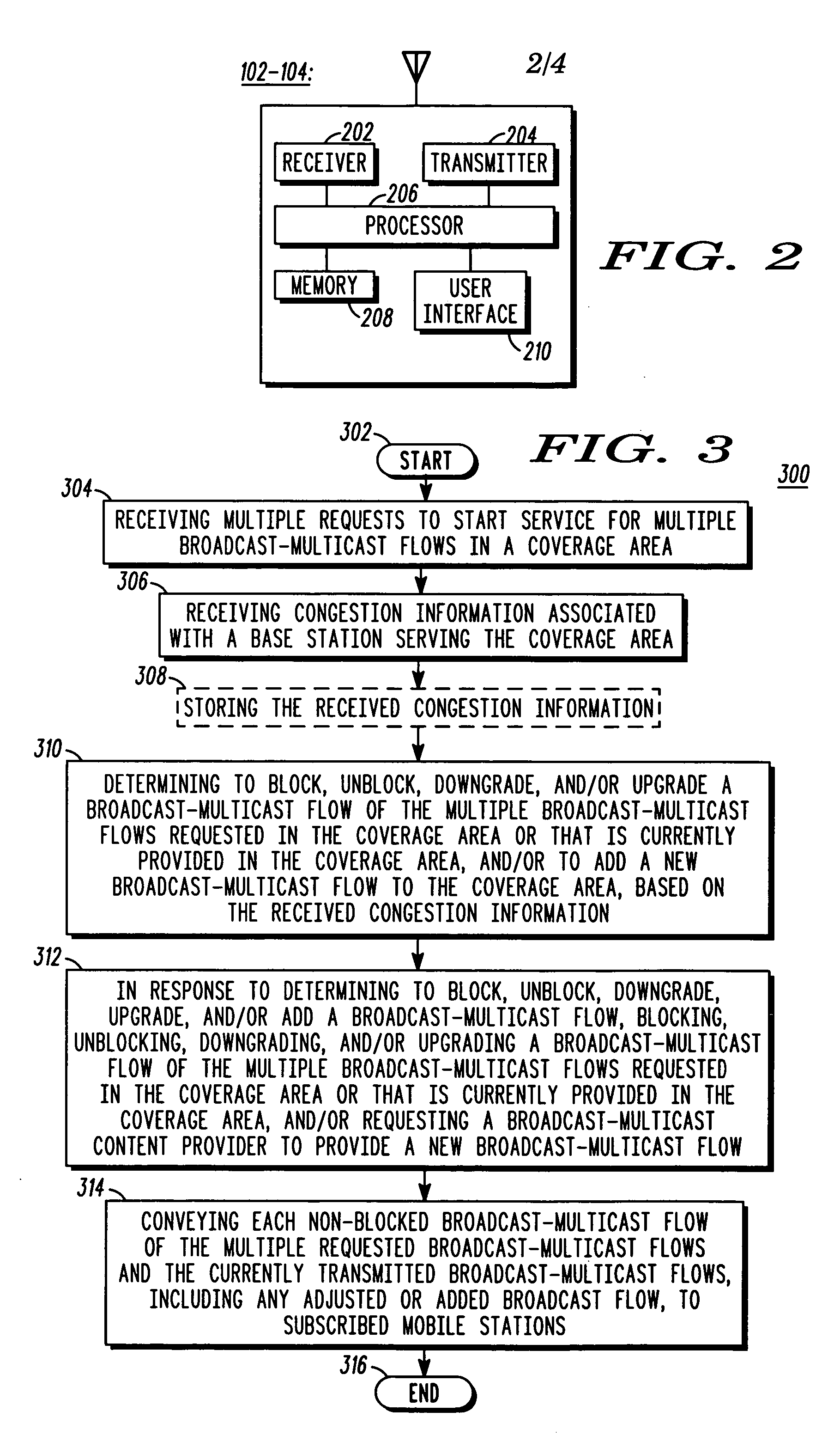 Method and apparatus for regulating a delivery of a broadcast-multicast service in a packet data communication system