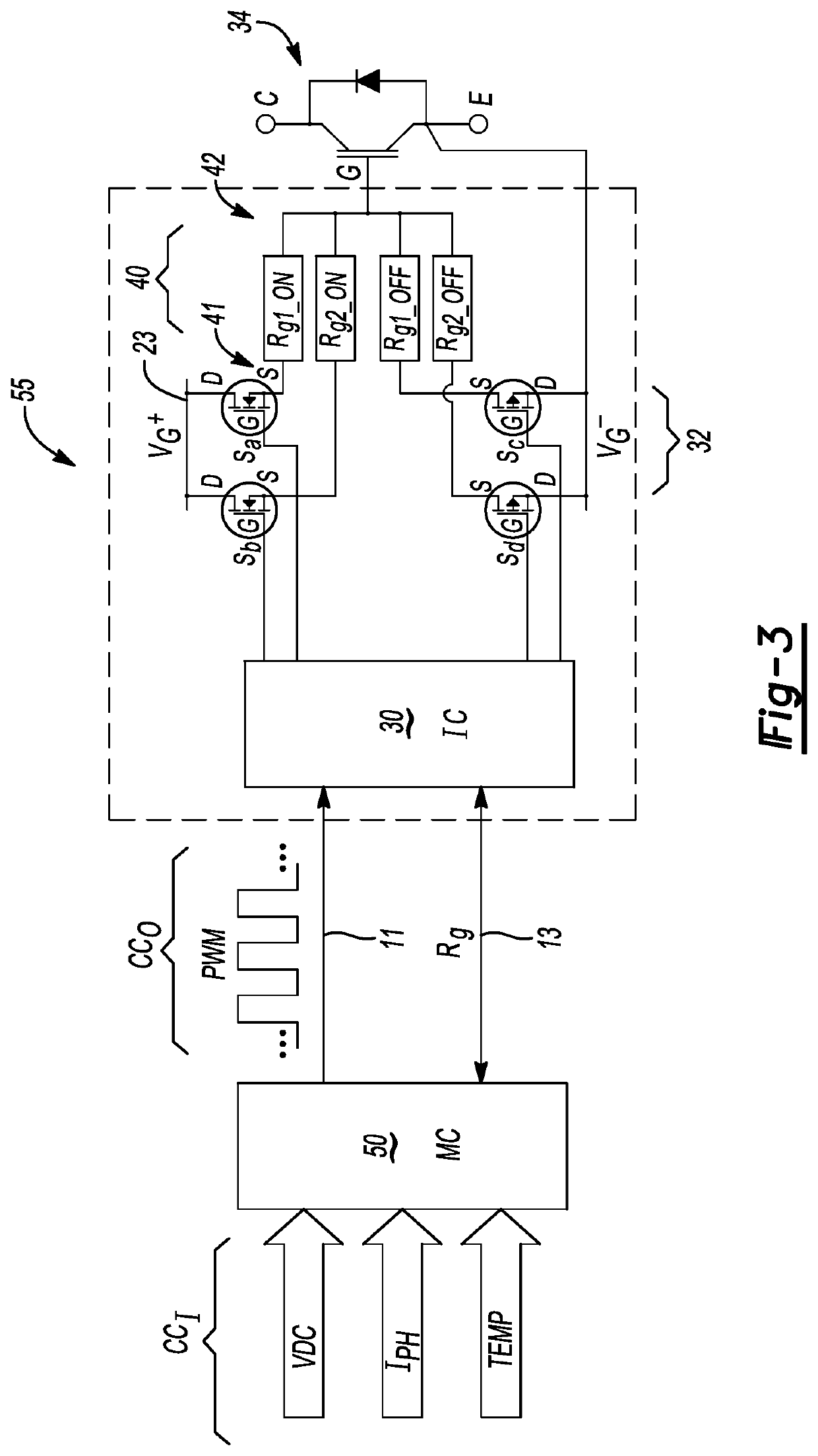 Dynamic gate drive system and control method