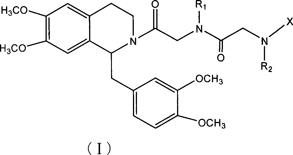 Tetrahydrochysene isoquinoline derivant, its producing method and uses of the same