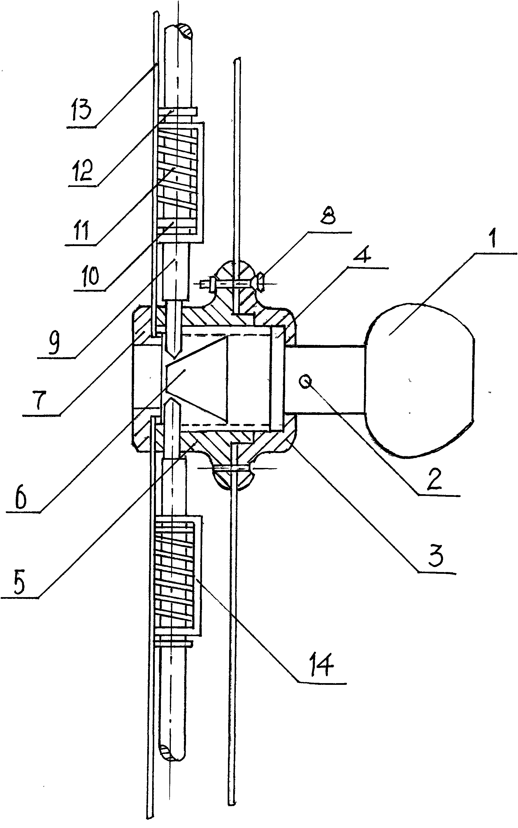 Spinning protective door locking device