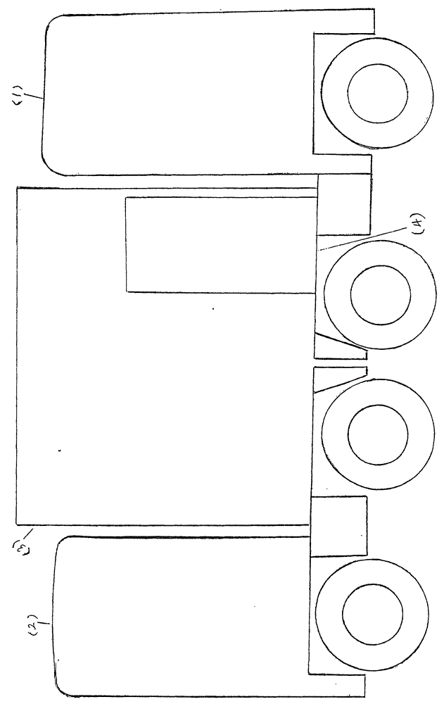 Double-end motive power heavy truck