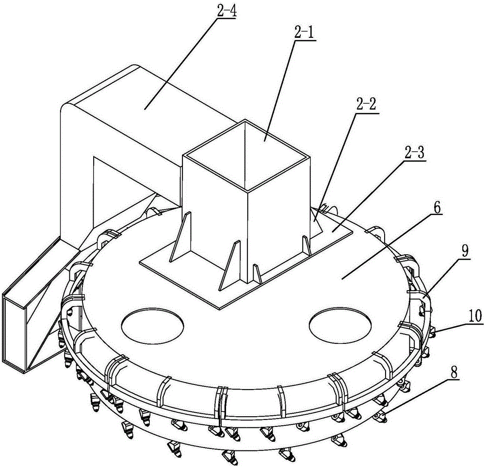 Manhole cover planning-milling device