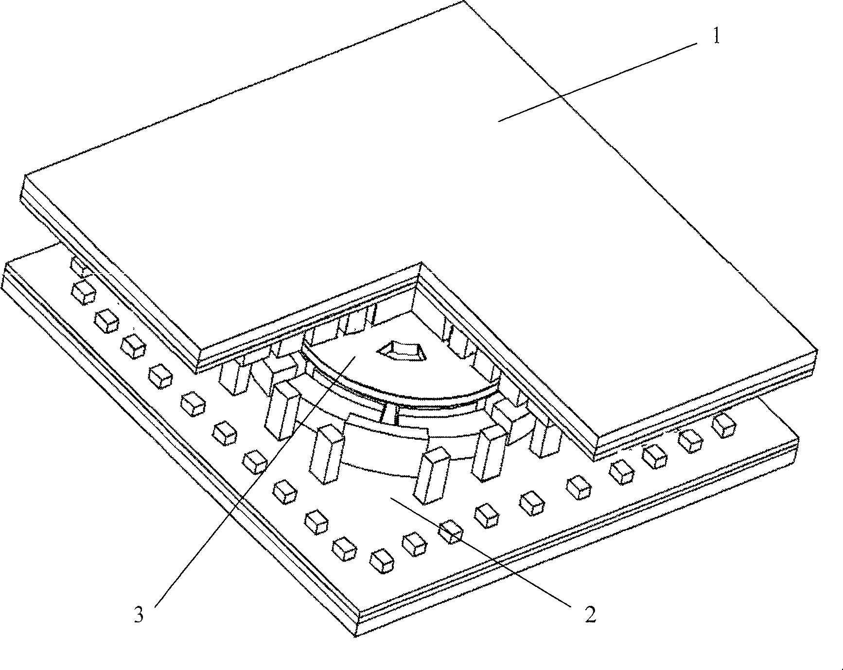 Diamagnetic suspension rotor electrostatic driving micro-gyroscope