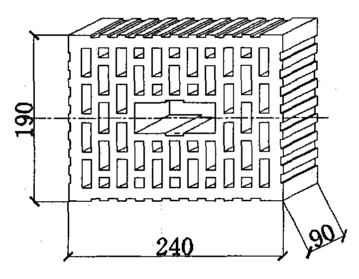 Sintered product of rejects and shale modular cellular bricks and preparing method thereof