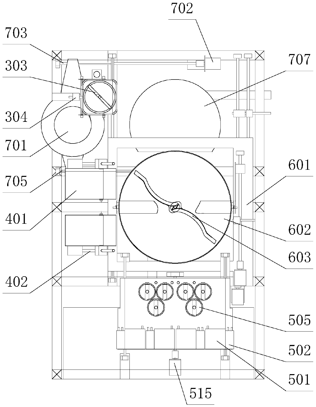 Method and device for automatically cooking dishes in datamation manner